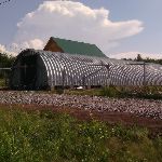 Арочный бескаркасный неутепленный ангар в г. Уфе из металлоконструкций по выгодной цене фото 2