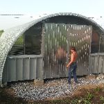 Арочный бескаркасный неутепленный ангар в г. Уфе из металлоконструкций по выгодной цене фото 4